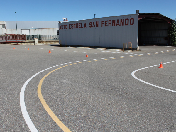 Autoescuela San Fernando pista de practicas 12