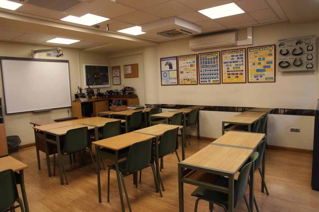 Aula sin ordenadores